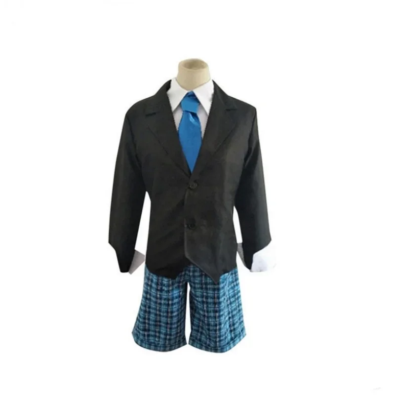 Anime Shugo Chara Hotori Tadase Fujisaki Nagihiko Nadeshiko Cosplay Costume Blue Red Checkered School Uniform Set Halloween Suit