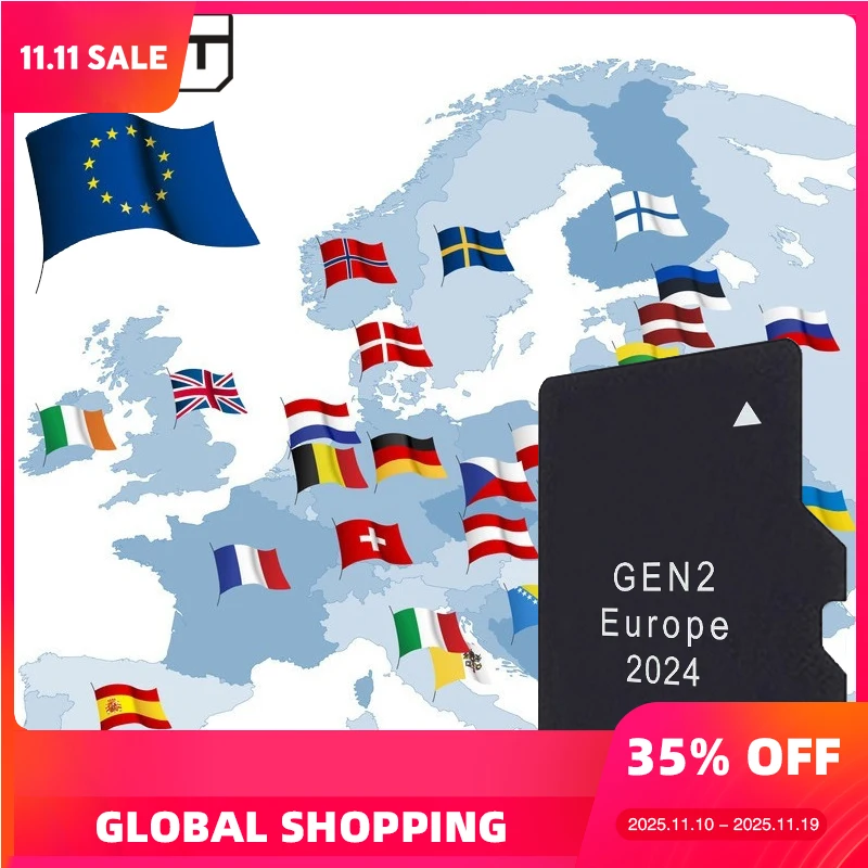 

Navigation GEN2 Upgrade 2024 EU North America GPS Maps for Subaru Legacy/Outback/Levorg/Impreza Vehicle GPS TF Memory Card