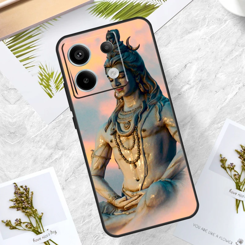 Lord Shiva Hindu God Buddha Case For Redmi Note 13 Pro Plus 12 11 10 9 Pro 9S 10S 11S 12S 10A 9C 10C 12C 13C Back Cover