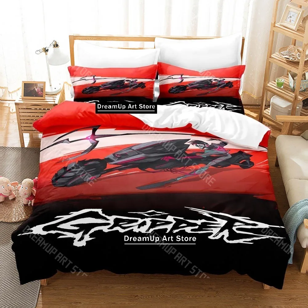 3D Printed GRIPPER Game Bedding Set for Boys Girls Duvet Cover And Pillowcase Twin Queen King Full Single Double Sizes