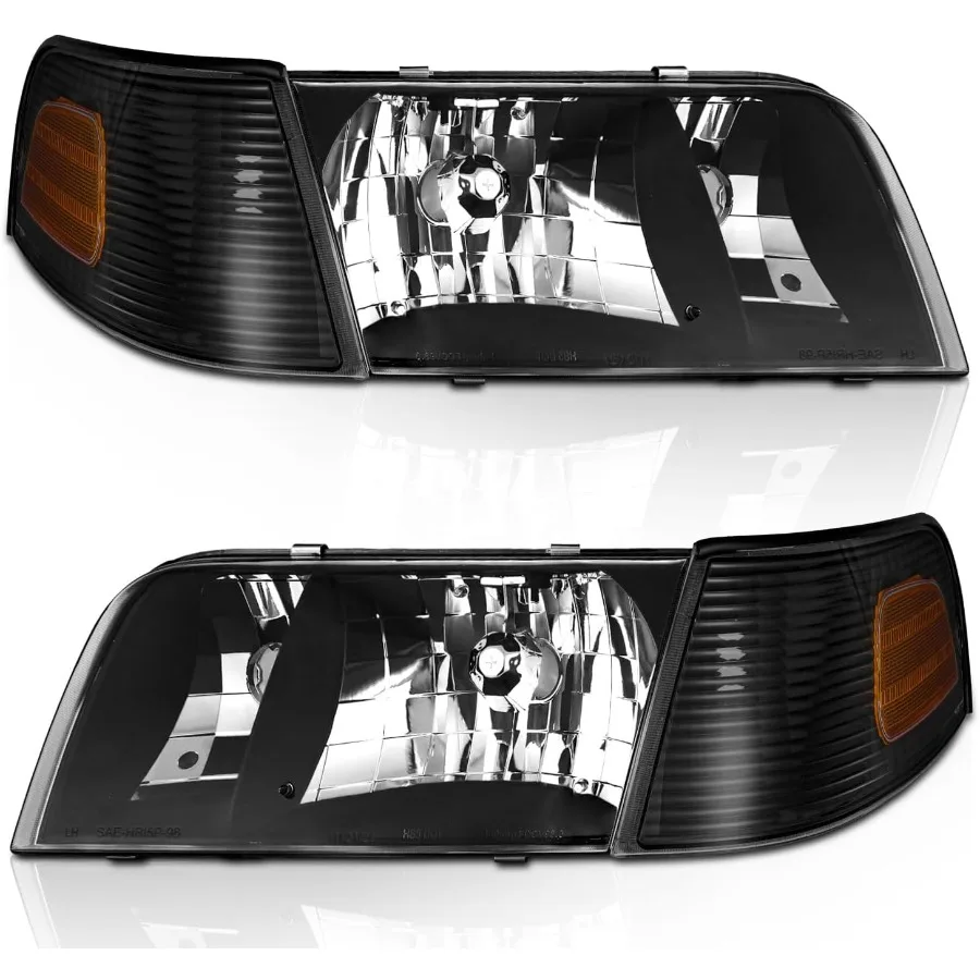 

Для 19982011 Crown Victoria фары в сборе, подходят для 9811 Crown Victoria с угловой парковочной указателем поворота, замена лампы