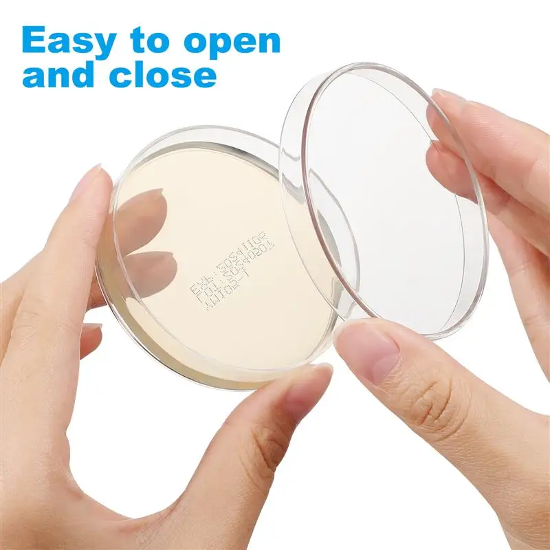 10pcs Prepoured Agar Plates Petri Dishes With Agar Science Experiment Science Projects Petri Plates Laboratory Supplies