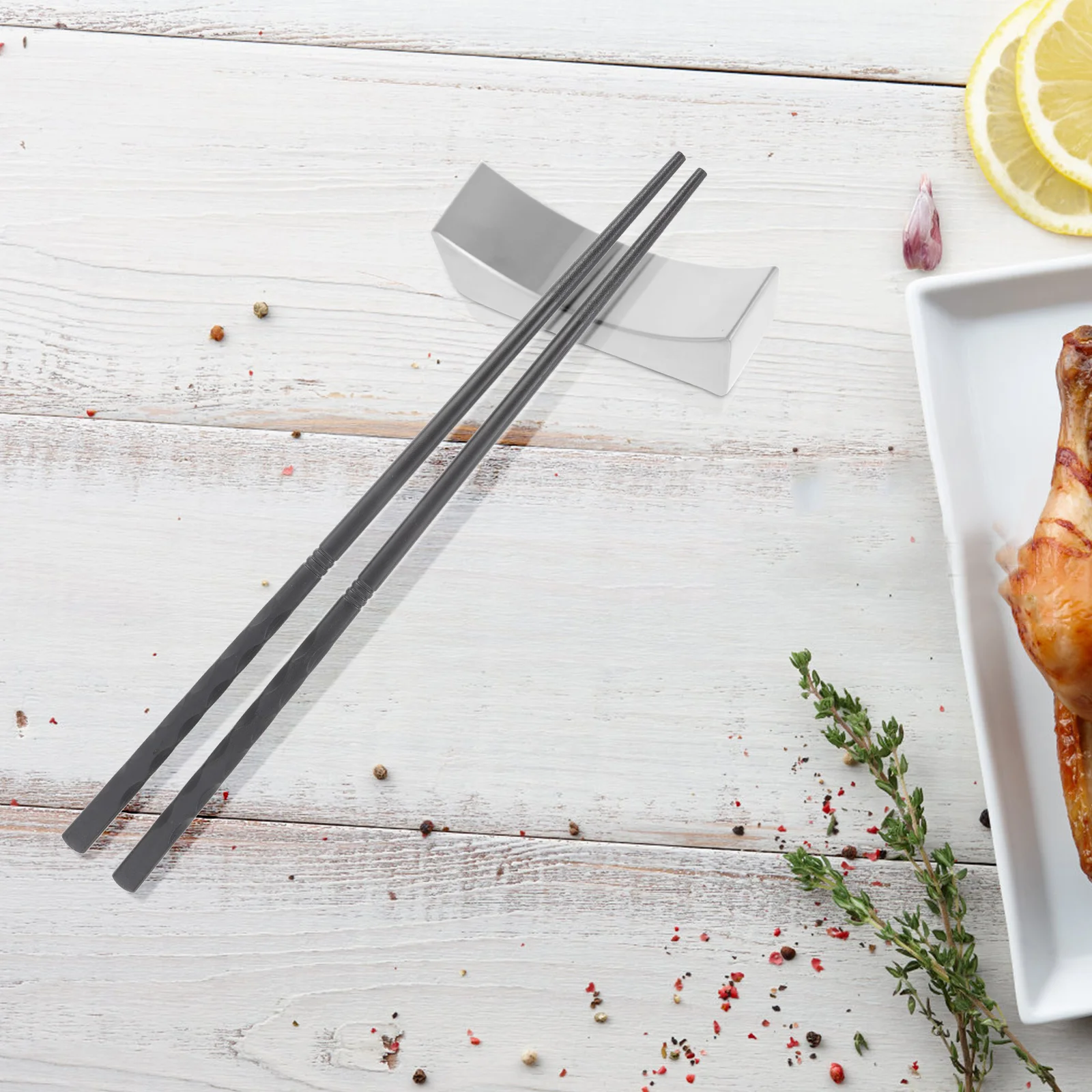 

2Pcs Tableware Holder Premium Material Sturdy Utensils Organizer Dining Table Stable Storage Tableware Holder