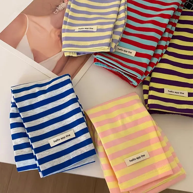 Mangas sueltas a rayas bloqueadas de Color para mujer, nueva protección solar para ciclismo al aire libre, protección para brazos, mangas de hielo transpirables