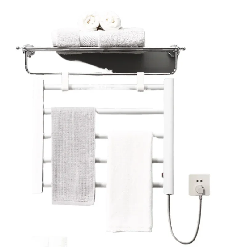Aluminum Electric Towel Rack Portable Bathroom Heating Accessory Constant Temperature Dehumidifying Towel Rack,Bath Towel Dryer