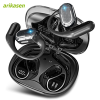 Wireless Headphones OWS Sports Open Ear Bluetooth 5.4 Earphones with Mic Noise Reduction Premium Sound IPX7 Waterproof Earbuds