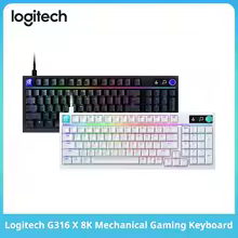 Logitech G316X 8K Gaming Keyboard | 0.125ms Low Latency, Gasket Structure, Full Key Hot-Swap, LIGHTSYNC RGB, 98-Key Compact — GAMING