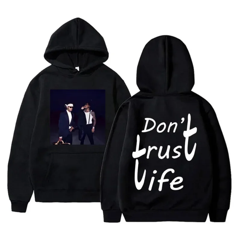 Rapper Future and Metro Boomin We Don't Trust You 2024 New Album Graphic Hoodie Men Hip Hop Oversized Sweatshirt Men's Clothing