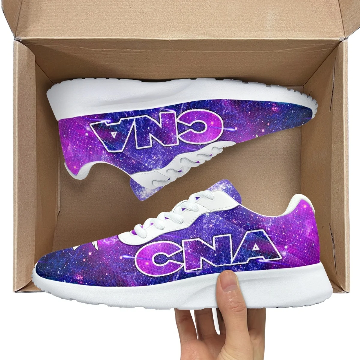 CNA Nurse Medical Tools Design Women Soft Jogging Shoes Fashion Sneaker Durable Gym Teen Sneakers Print On Demand tenis masculin