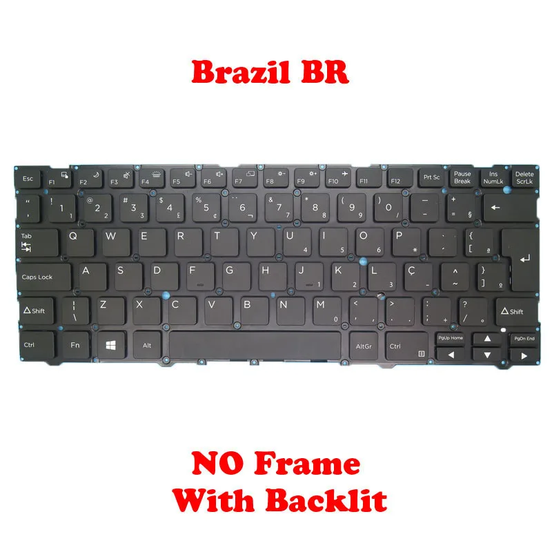 Imagem -03 - Teclado Retroiluminado para Gigabyte u4 Intel 11th Gen u4 ud ud Ud-ax201ngw Ud50au823so Ud70s1823so Inglês Eua Reino Unido