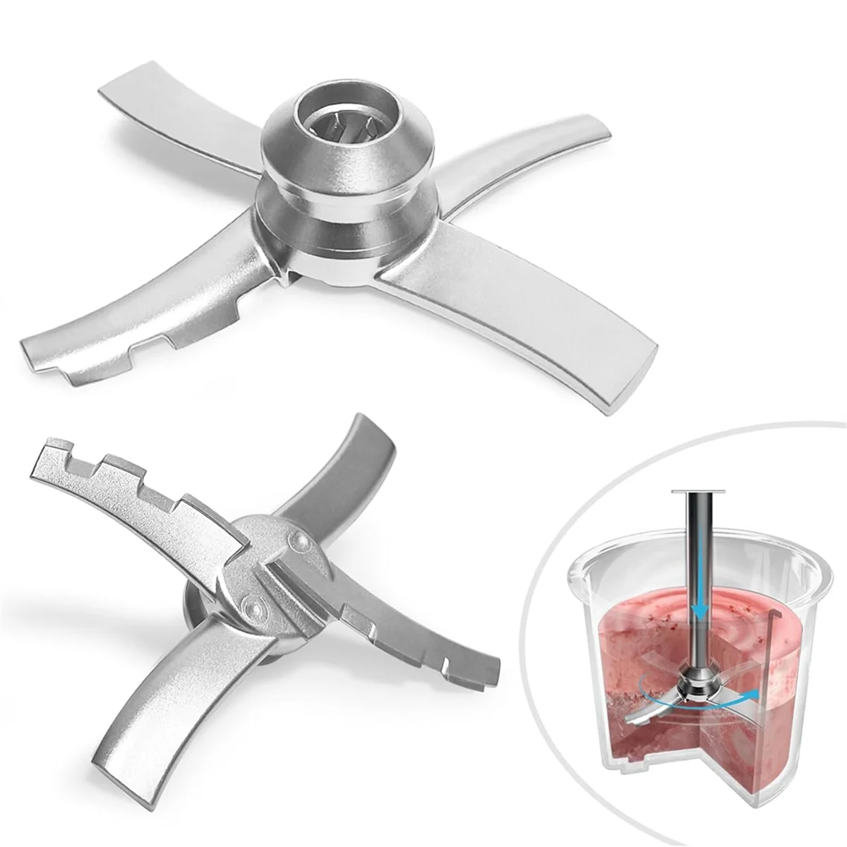 N89R Replacement Paddle Blade for Ninja Creami NC300 Series Ice Cream Makers, Mixing Blade Paddle NC301, CN305A, CN301CO