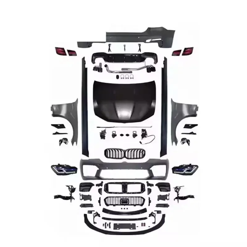

Auto Accessories Bodykit For 5 Series M5 F10 F18 2012-2018 Upgr To G30 Facelifts M SportFront Bumper Rear B