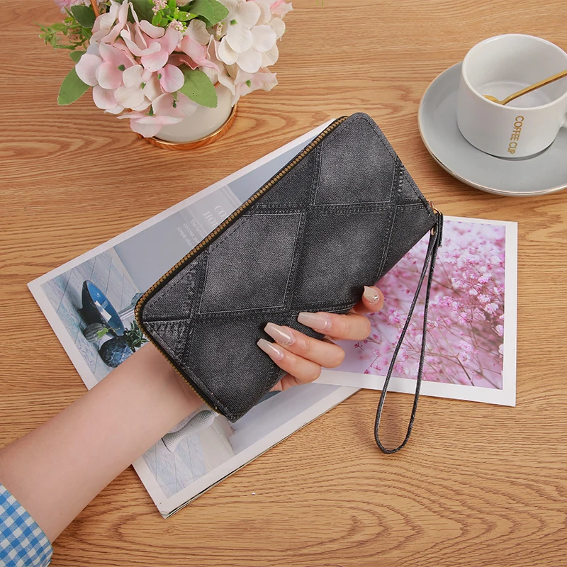 New 2024 Long Handheld Bag with Large Capacity Multi Card Wallet, Large Capacity Zero Wallet, Fashionable Card Bag Trend