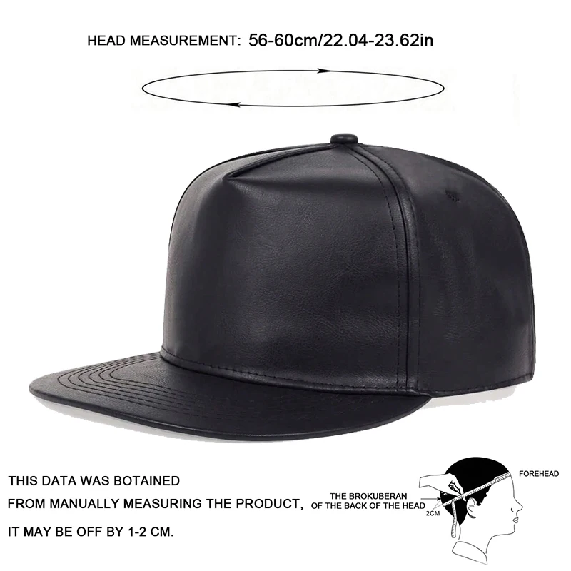 Solid Leather Snapback Hat Men Women Adjustable Baseball Cap Sport Hip Hop Golf Caps Male Female Street Headwear Sun Hats gorras