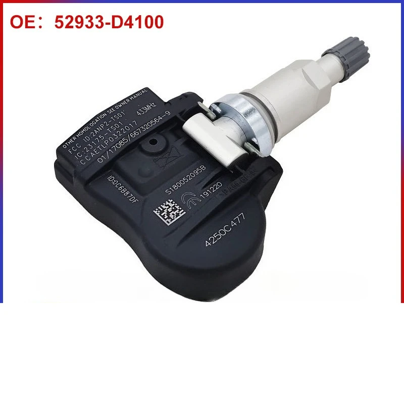 

52933-D4100 1/4pcs TPMS Tire Pressure Monitor Sensor for Hyundai Kia KIA OPTIMA (JF) 2015 2016 2017 2018 2019 2020