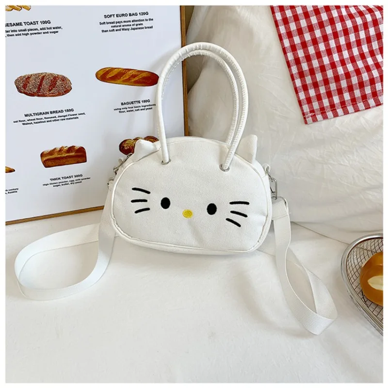 

Hello Kitty Makeup Bag Kawaii Korean Version Cartoon Versatile Printed Single Shoulder Women Accessories Girl Gift Wholesale