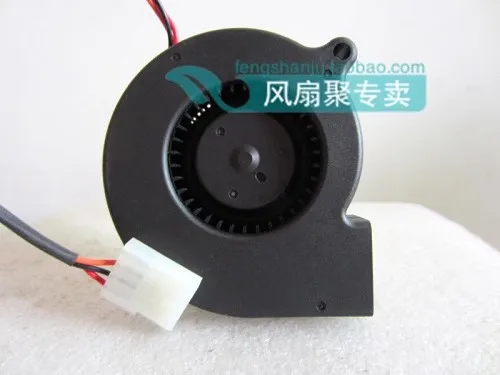 Free shipping new original Delta BFB0712LD 7cm 12V 0.16A three wire blower turbine fan