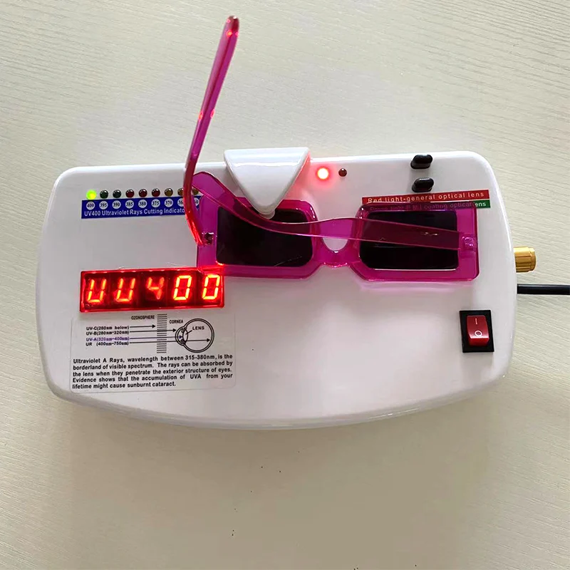 UV400 Tester Lens Anti-Radiation Test Multi-Functional Glasses Equipment For Sunglasses Glasses