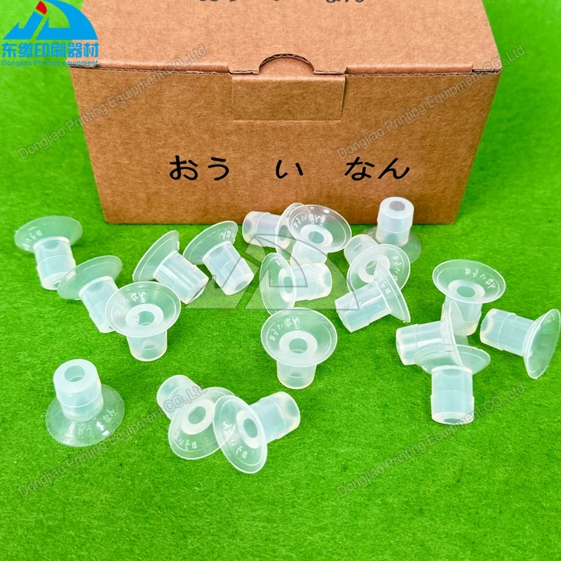 

Printing Machinery Parts High Quality 30 Pieces Suction Nozzle White Blue Rubber Sucker for Offset Printing Machinery Parts