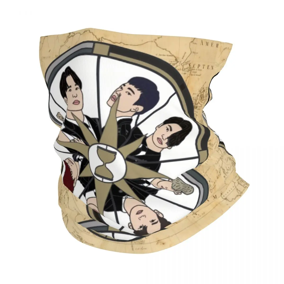 

Бандана на заказ Kpop ATEEZs, гетры с защитой от ультрафиолета, шарф для лица, женский и мужской головной убор TEEnager Zs, трубка, Балаклава