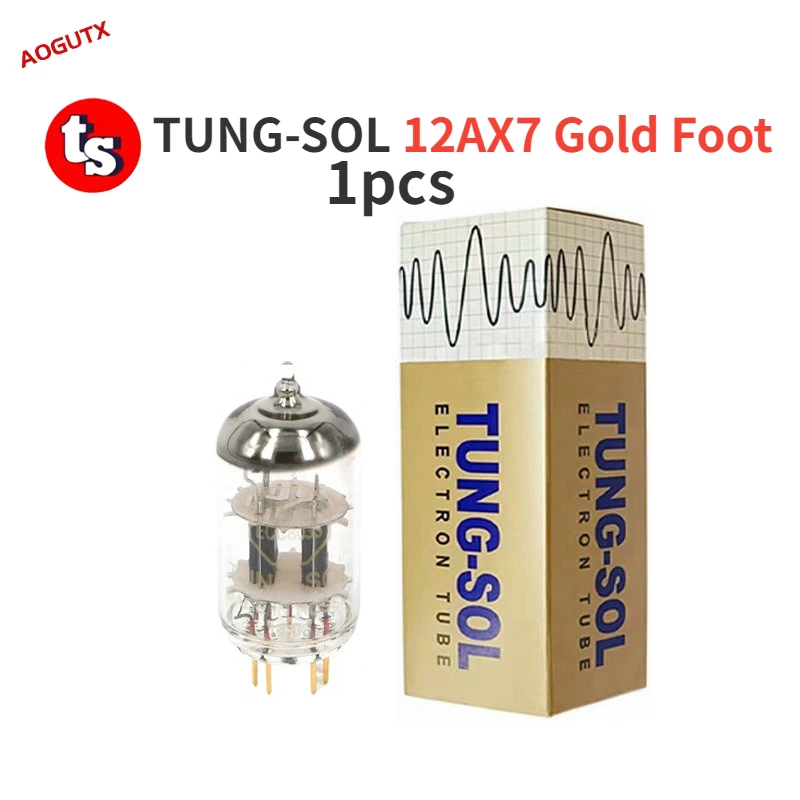 TUNG-SOL 12AX7 Gold Foot ECC803S Vacuum Tube Upgrade ECC83 B759 12AX7B ECC83S 5751 7025 6N4 HIFI Audio Valve Electron Tube Amp