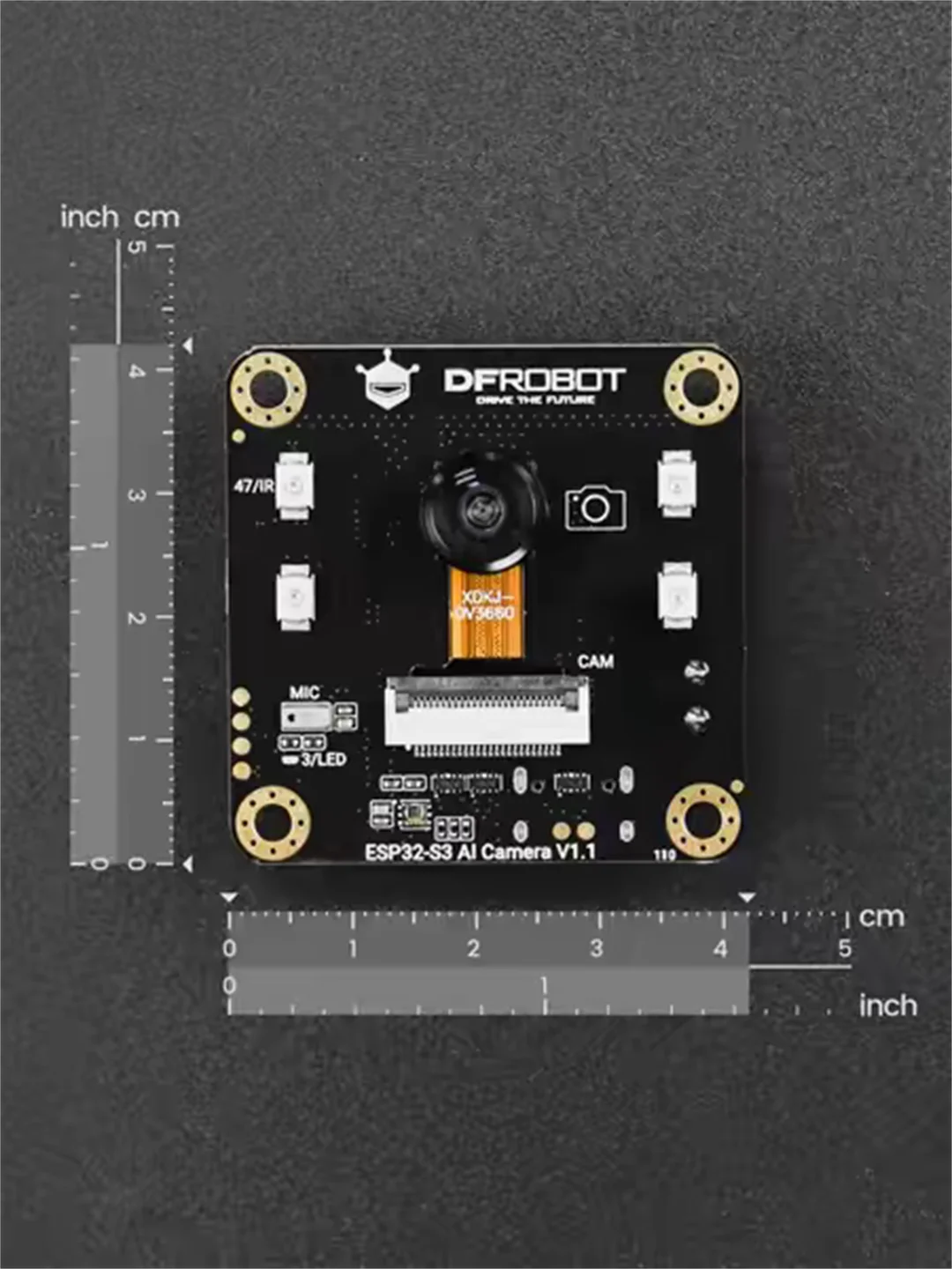 DFRobot ESP32-S3 CAM AI Intelligent Camera Module Face Recognition Vision Module Sensor