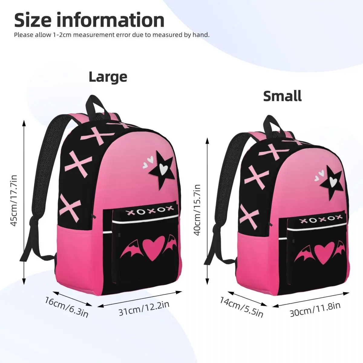 Helluva Boss Verosika Backpack for Boy Girl Kids Student School Bookbag Canvas Daypack Preschool Primary Bag Sports