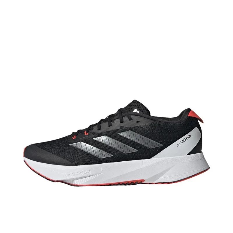 Adidas Adizero SL Black White Purple Comfort Fabric Non-slip Wear-resistant Lightweight Low-top Casual Running Shoes Unisex