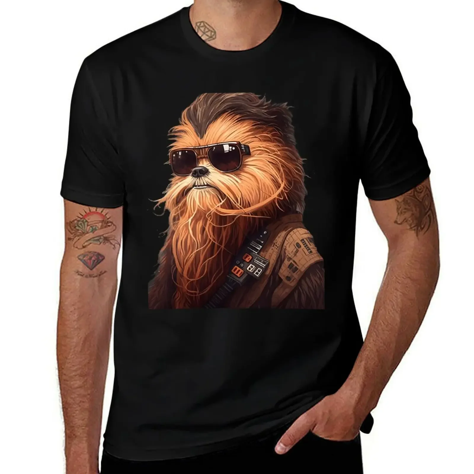 

Wookie T-Shirt funny meme t-shirts kawaii clothes Blouse new edition mens graphic t-shirts big and tall