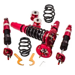 Coilover Suspension Kit For BMW E46 320i 323i 24 Ways Adj. Damper Shock Absorber for 3 Series 316i 325i 328i 330i Spring F R