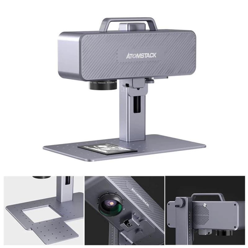 Atomstack M4 Fiber Desktop Handheld 2-in-1 Laser Marking Machine