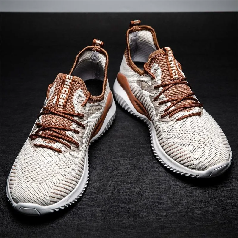 Trendy Men\'s Sports Shoes New Men Casual Shoes Comfortable Breathable Male Outdoor Versatile Travel Walking Shoe Tenis Masculino