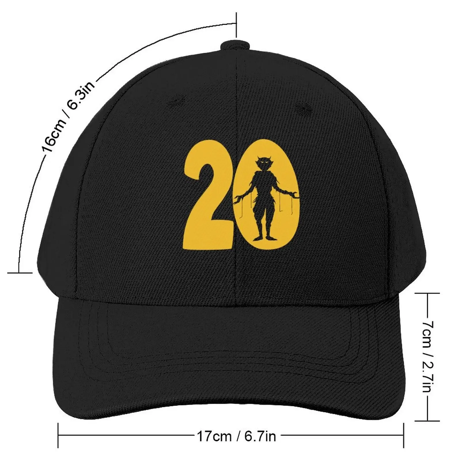 Transdemonium 20 years - Power Parks Baseball Cap Horse Hat custom Hat fashionable Sun Cap Hats Woman Men's