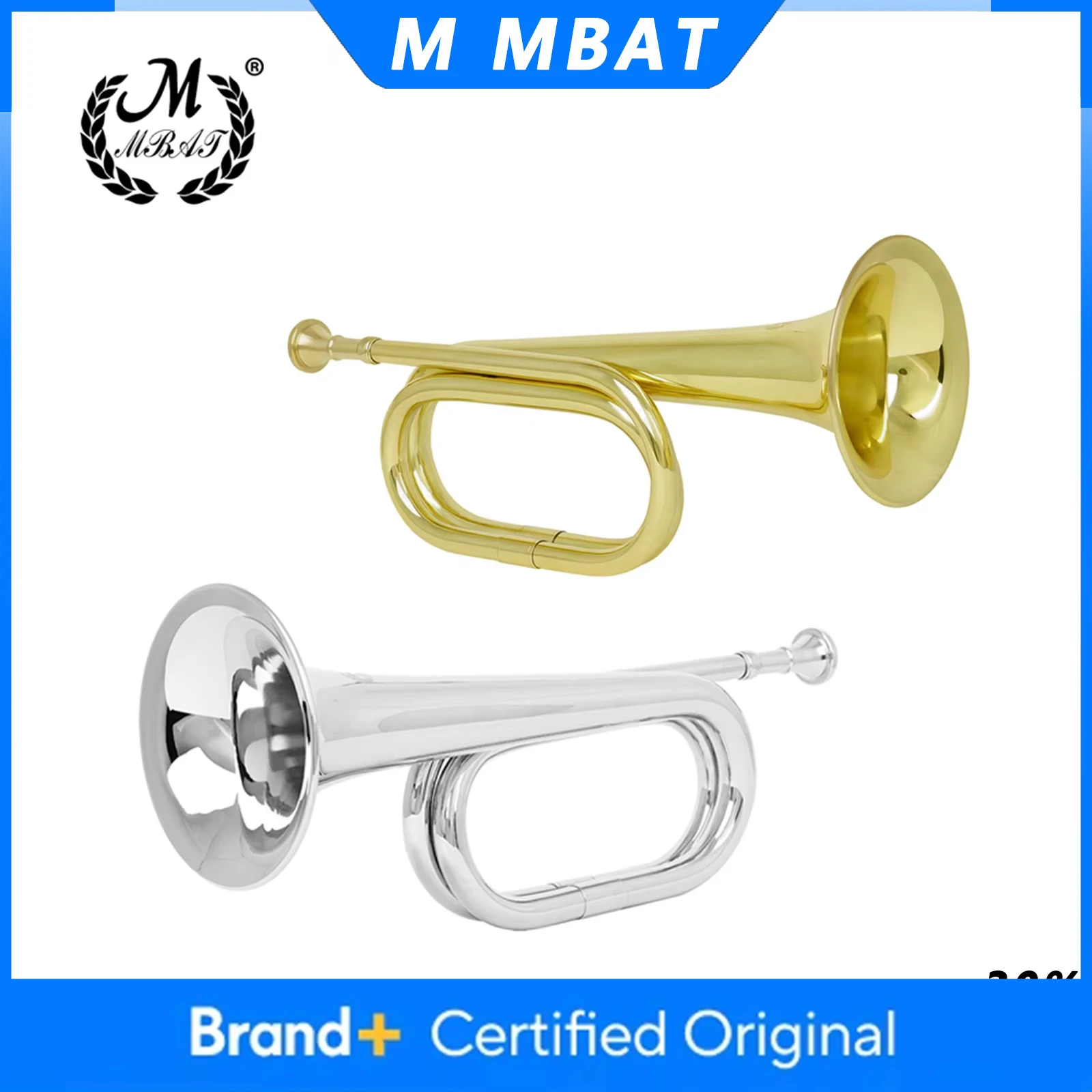 m-mbat-c-key-trombone-big-stride-spanish-bugle-11cm-bell-mouth-diameter-high-quality-brass-instrument-thickened-brass-nifty-tube