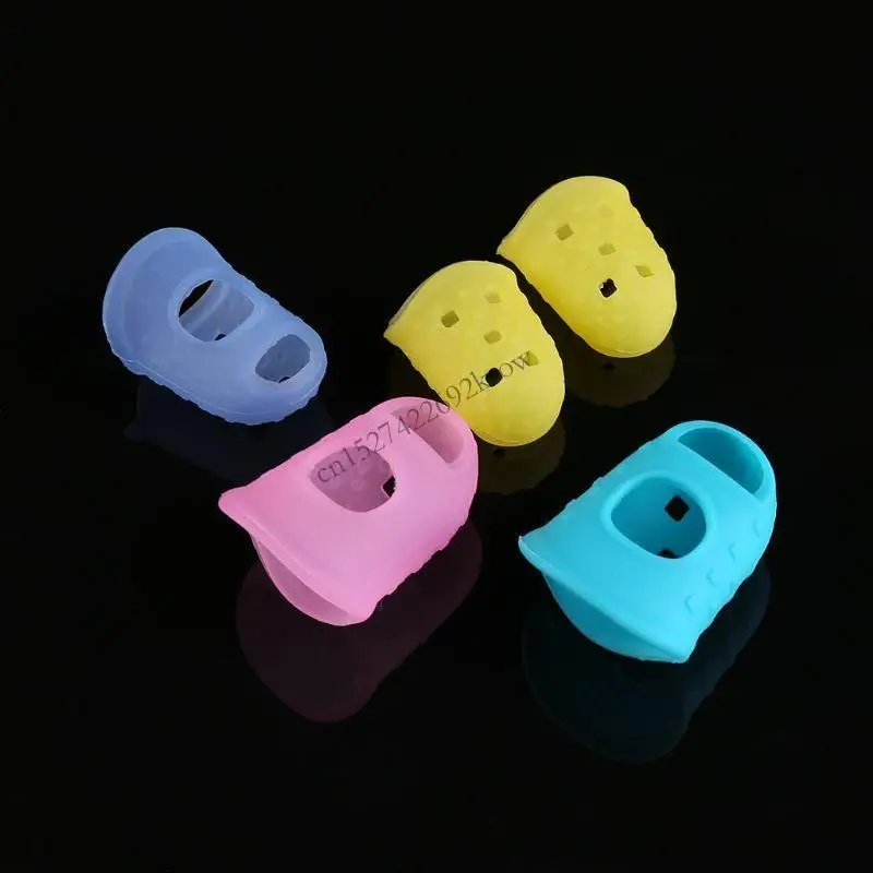 R9CB Silicone Finger Tip for Case Fingertip for Protection Cover Random Color Anti-Sl