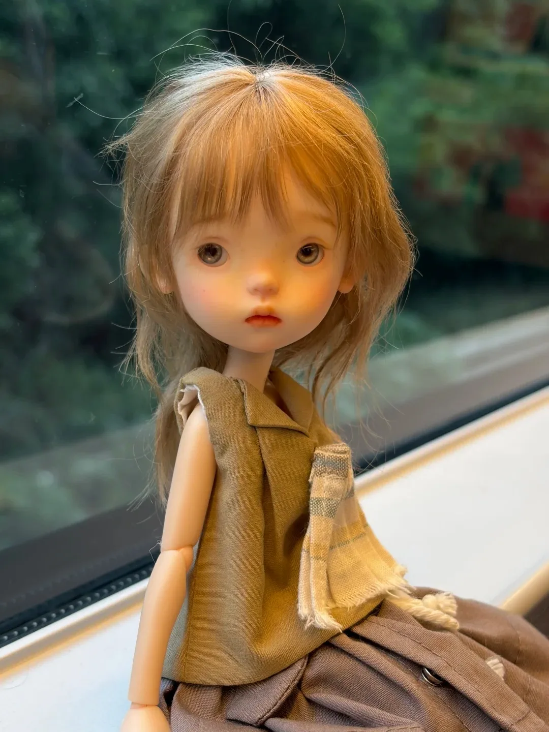 

New 1/6 BJD Doll Girl Resin Material DIY Lovely Doll Head Makeup Doll Accessories For Girl BJD Toys Gift Free shipping