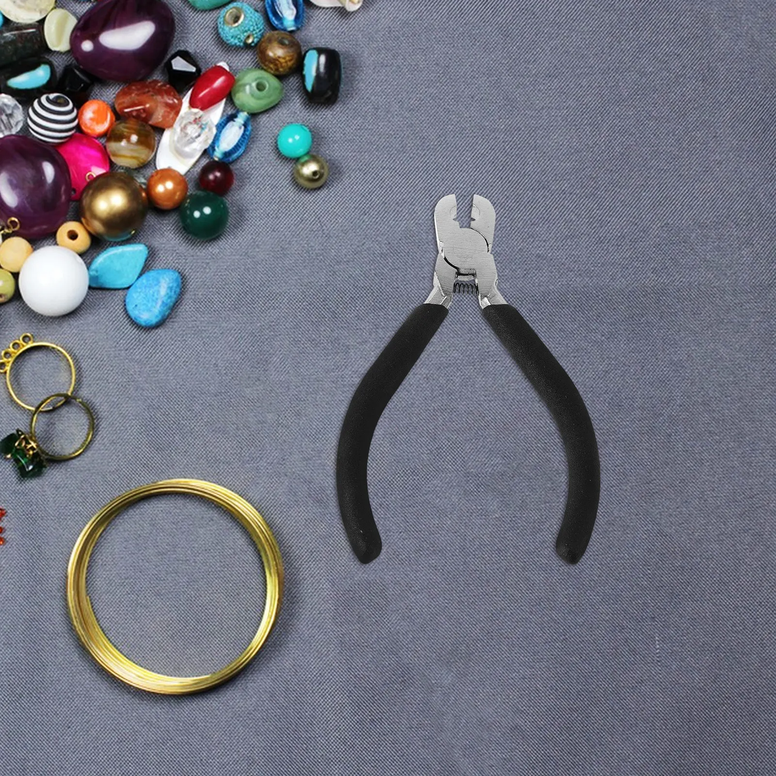 Jewelry Pliers High Carbon Steel Black Coating Locking Mechanism for DIY Repair Installation Precision Mini Plier for Jewelry