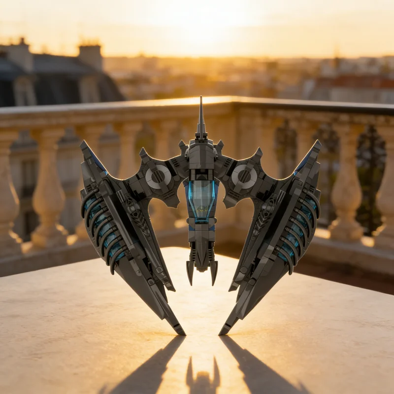 

470 деталей MOC Batwing Forever Super Heroes DCD: Конструктор «Бэтмен» — развивающая игрушка для детей, идеальный подарок на Рождество