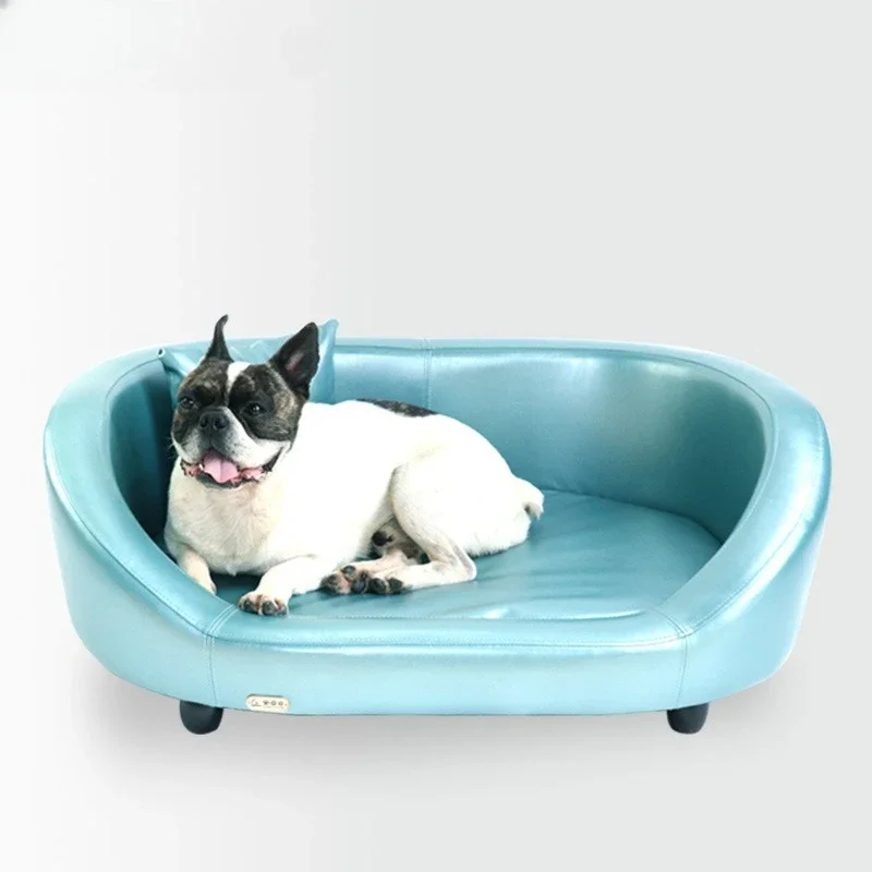 Pet Supplies Kennel Solid Wood Small and Medium Dogs Pet Kennel Dog Pad Universal in All Seasons Removable and Washable