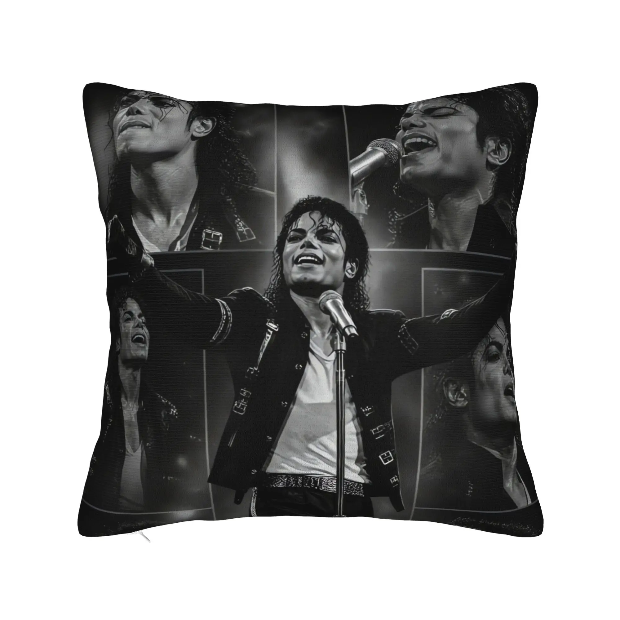Epic Michael Jackson Multi Photo Collage Pillow Cover  Kawaii Pillow Case For Office Car Home Decor Custom Cushion Cover Gift