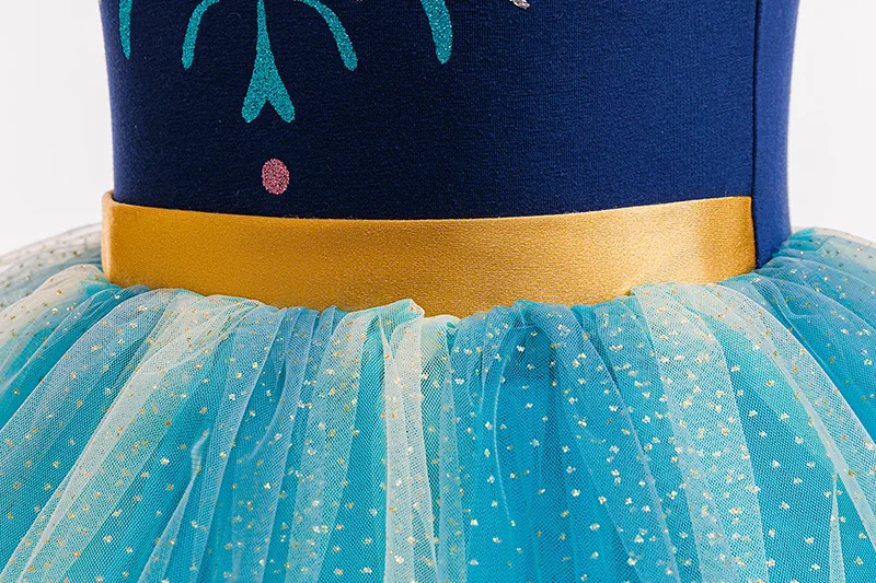 Mädchen Kurzarm-Ballett-Tutu-Kleid Kinder Tüll-Tanzkleid Prinzessinnen-Themenkostüm Bühnenoutfit – Detail 20