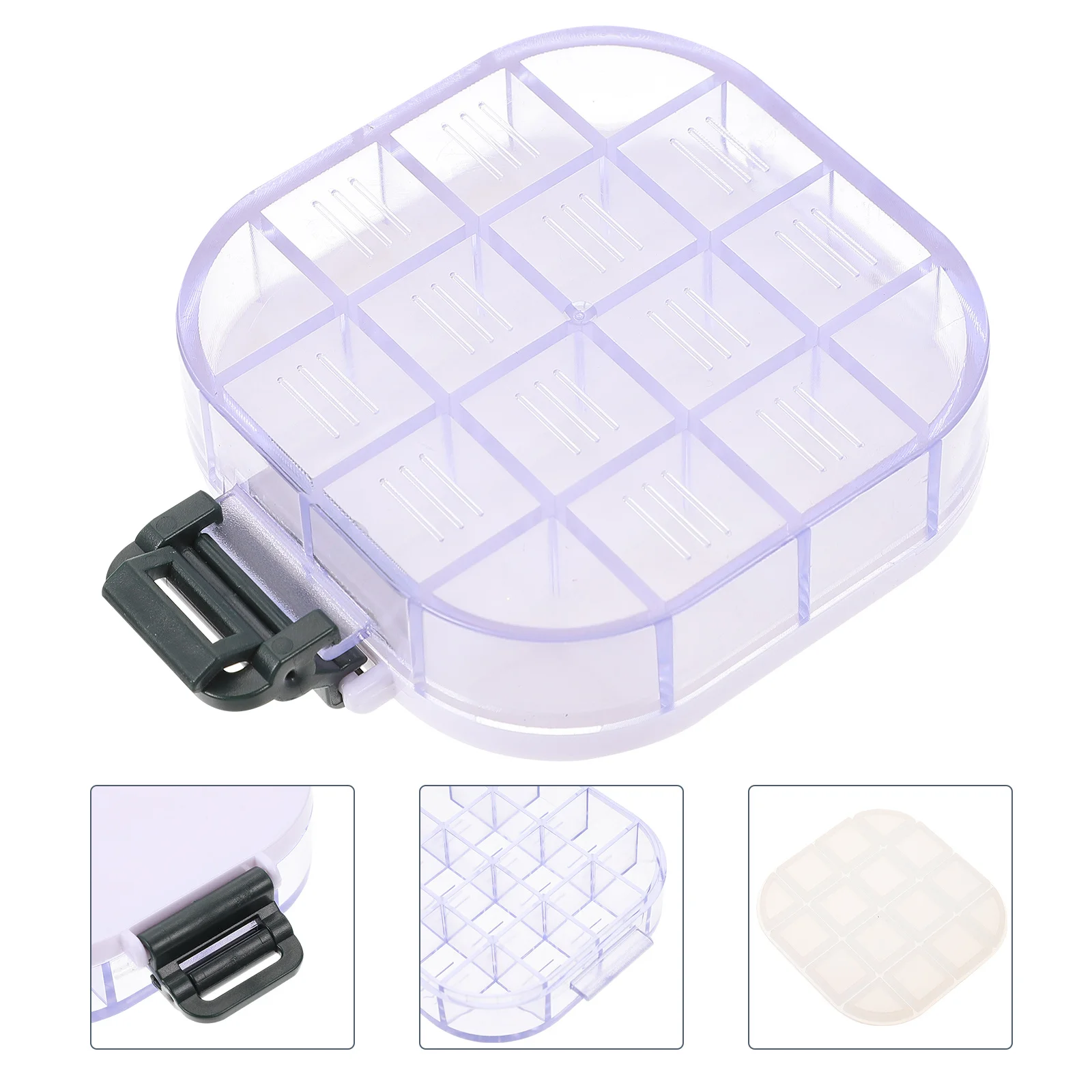 1 قطعة حاوية اللوحة علبة الصباغ المائية 16-شبكة سهلة الاستخدام نظيفة مثالية للفنانين المحترفين الطلاب