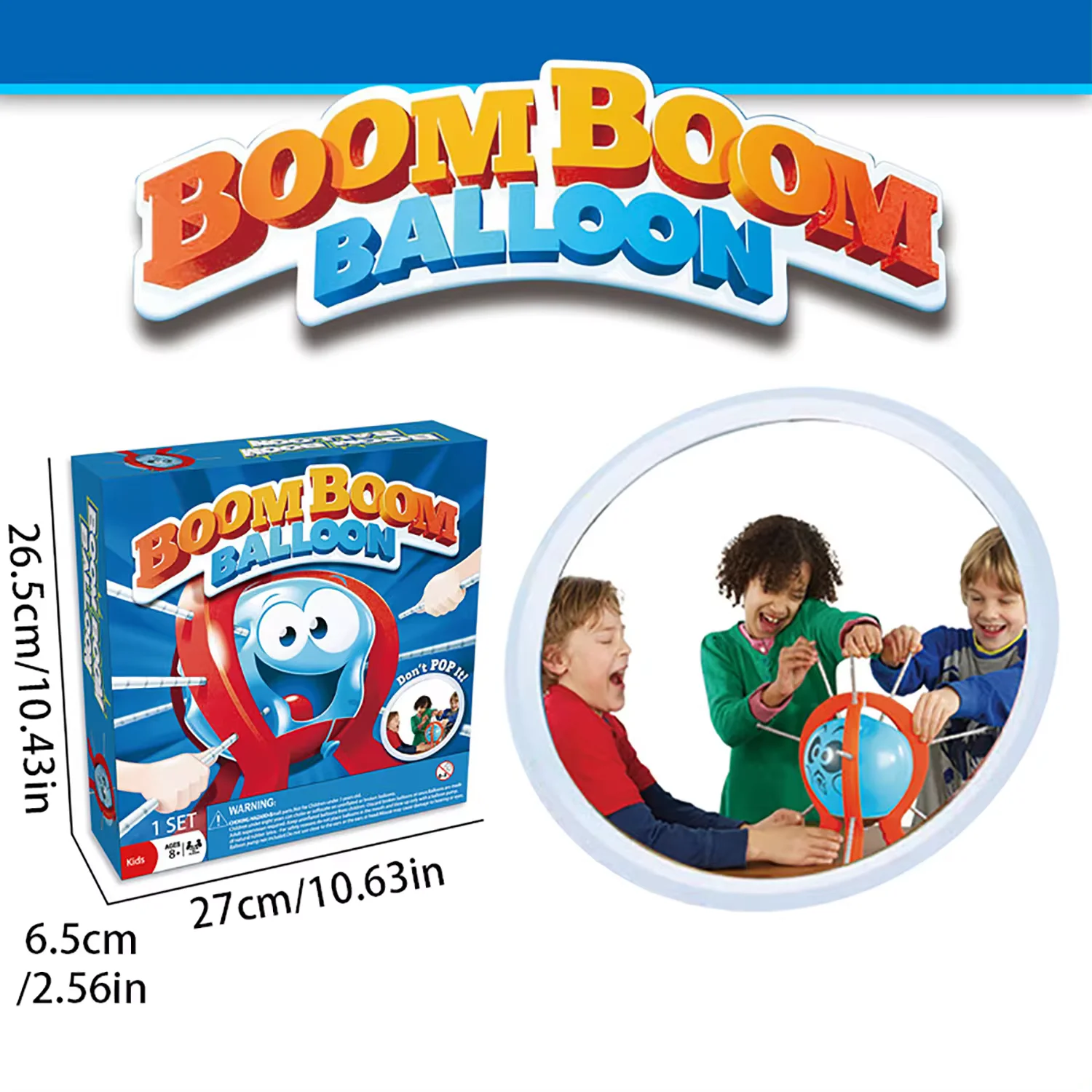 Multiplayer board game popping balloons, prank tabletop interactive toys, prank balloon jumping game inserting balloons