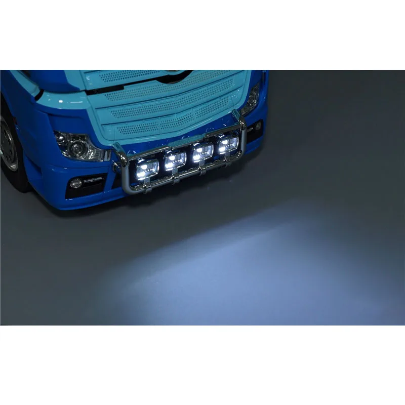 1:14th Scale LED Headlight PCB Light Board for Tamiya RC Dump Truck BENZ ACTROS 3363 56348 Car Accessories