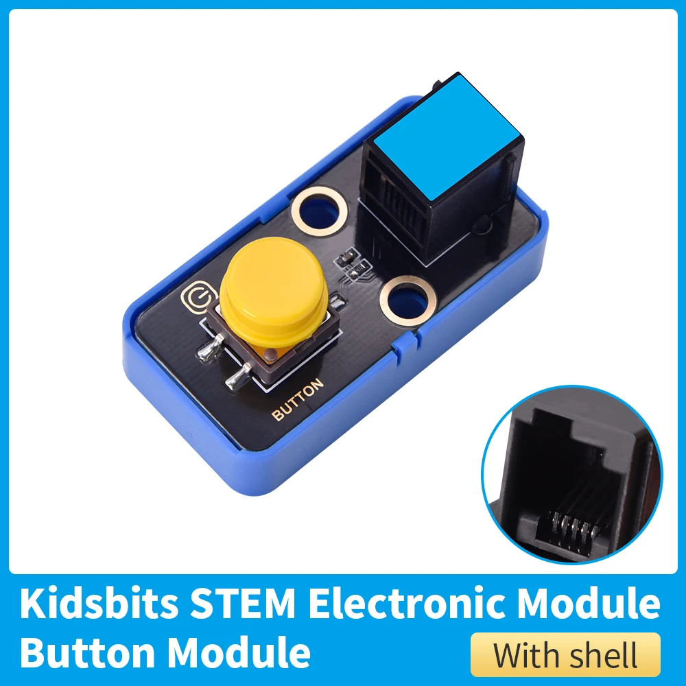 3/5 قطعة Kidsbits STEM اللبنات الإلكترونية وحدة زر واحد متوافقة مع ليغو لمشاريع Arduino DIY صانع البخار