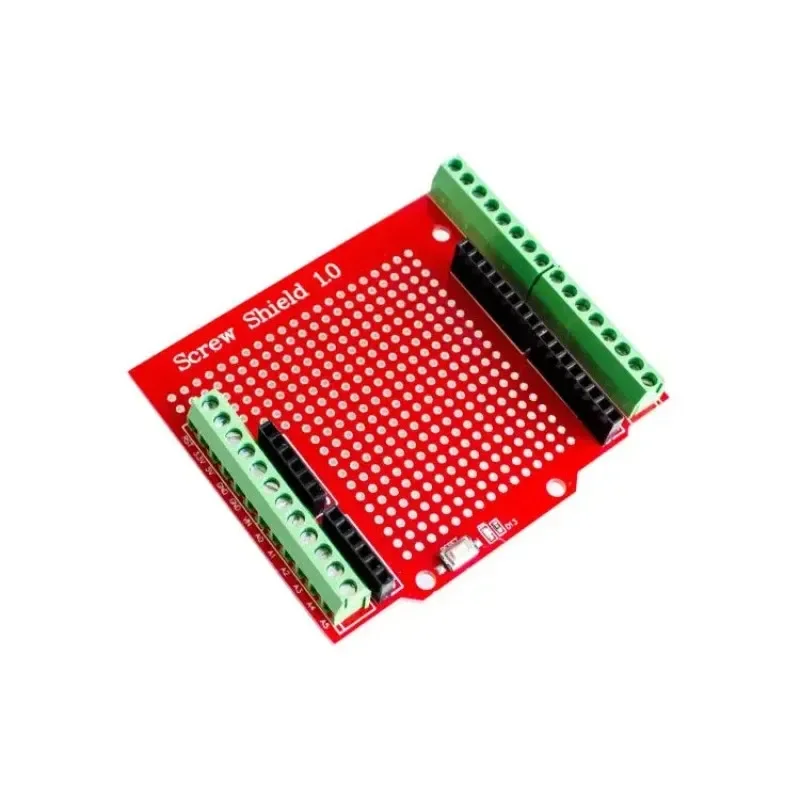 

Prototype Screw Shield Expansion Board Assembled Terminal Proto Shield Double-sided PCB IO Solder for Arduino UNO Mega2560 One