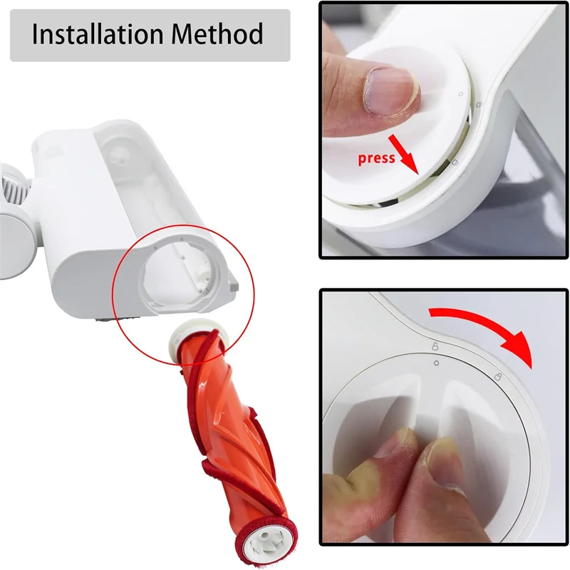 For Xiaomi Vacuum Cleaner G9,G9 Plus/G10,G10 Plus Main Brush Head Accessories Replacement Parts Applicable