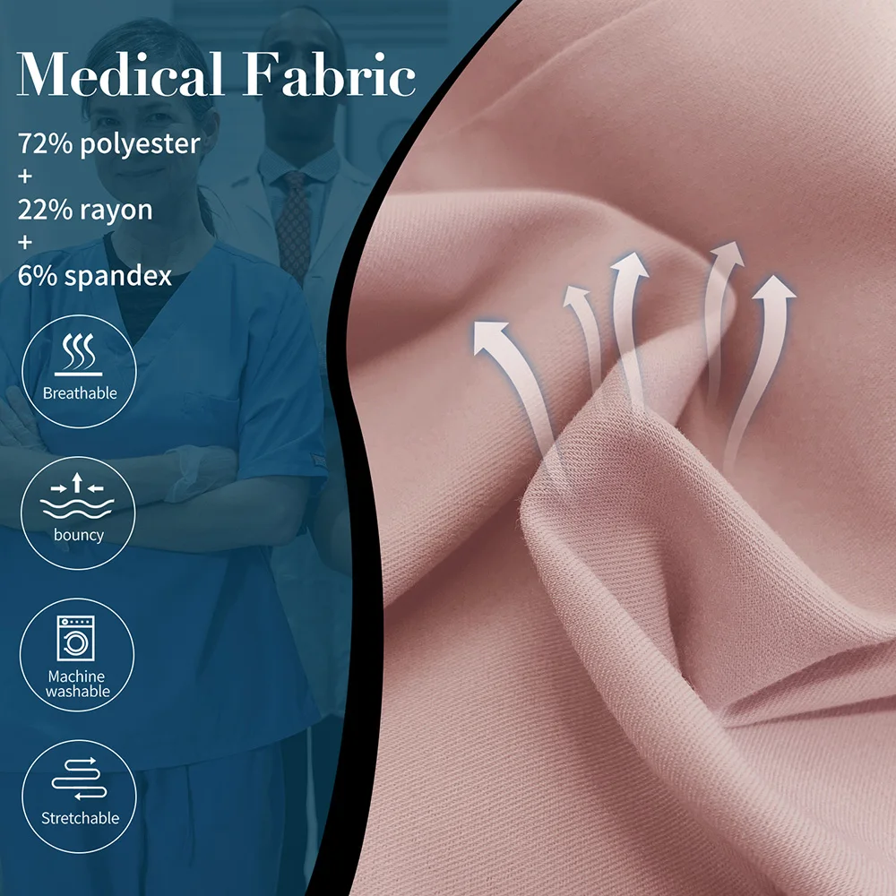 Pantalones quirúrgicos de Color liso para mujer, pantalones de trabajo para médico, Hospital de mascotas, Joggers, accesorios médicos, venta al por mayor