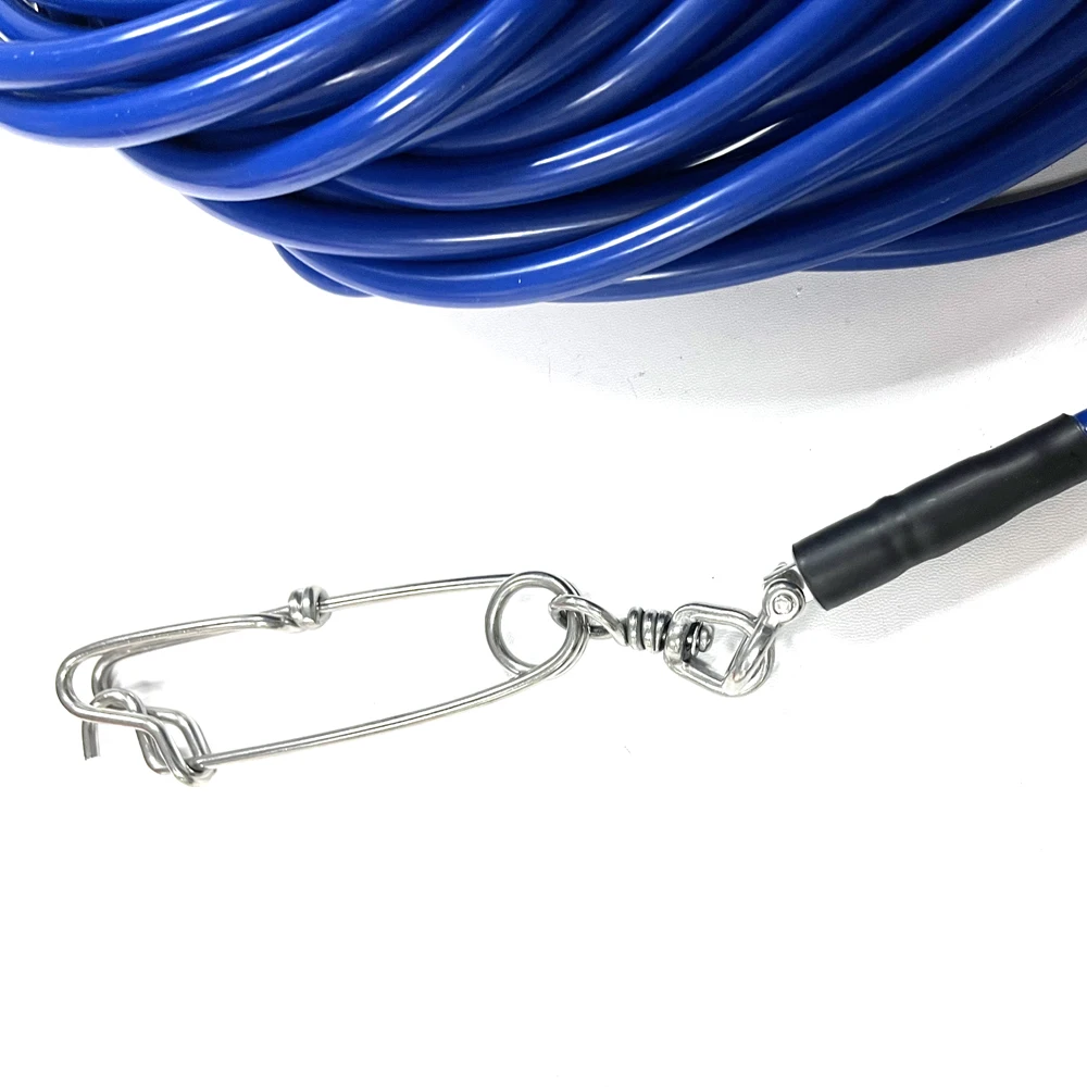Speer fischen Float line blau 30 Meter Frei tauchen Sicherheits seil rot Float line Pesca Float Line PVC Rohr Dyneema 30 m Float lines – Detail 3