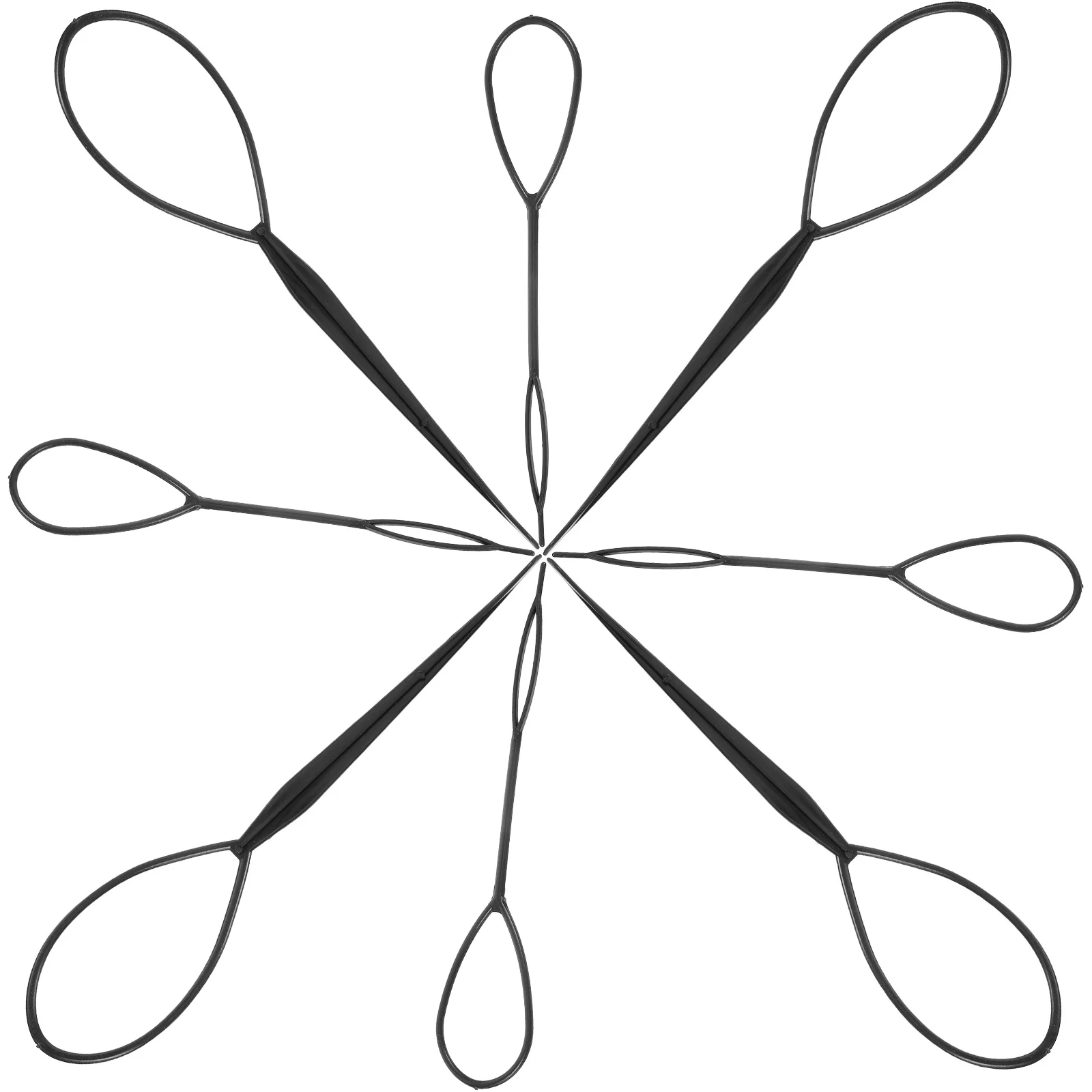 

8Pcs Hair Styling Tool Plastic Ponytail Braid Pull Clip Tail Hair Accessories Quick DIY Party Banquet Tail